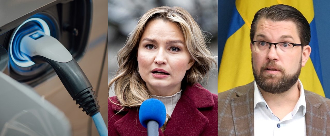Krislarm om elbilar – Busch och Åkesson oense