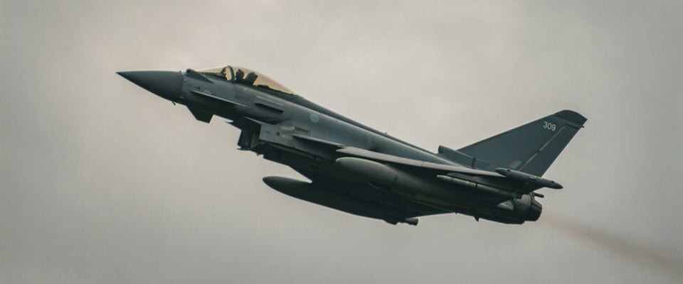 Britain has sent fighter jets